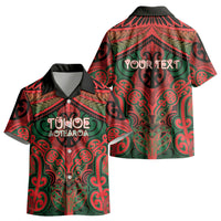 Aotearoa Iwi Tuhoe Personalised Kid Hawaiian Shirt Maori Kowhaiwhai Pattern LT19 - Polynesian Pride
