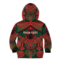 Aotearoa Iwi Tuhoe Personalised Kid Hoodie Maori Kowhaiwhai Pattern LT19 - Polynesian Pride