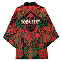 Aotearoa Iwi Tuhoe Personalised Kimono Maori Kowhaiwhai Pattern LT19 - Polynesian Pride