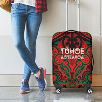 Aotearoa Iwi Tuhoe Luggage Cover Maori Kowhaiwhai Pattern LT19 - Polynesian Pride