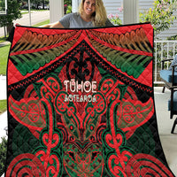 Aotearoa Iwi Tuhoe Quilt Maori Kowhaiwhai Pattern LT19 Red - Polynesian Pride