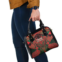 Aotearoa Iwi Tuhoe Shoulder Handbag Maori Kowhaiwhai Pattern LT19 - Polynesian Pride
