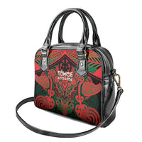Aotearoa Iwi Tuhoe Shoulder Handbag Maori Kowhaiwhai Pattern LT19 - Polynesian Pride
