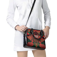 Aotearoa Iwi Tuhoe Shoulder Handbag Maori Kowhaiwhai Pattern LT19 - Polynesian Pride