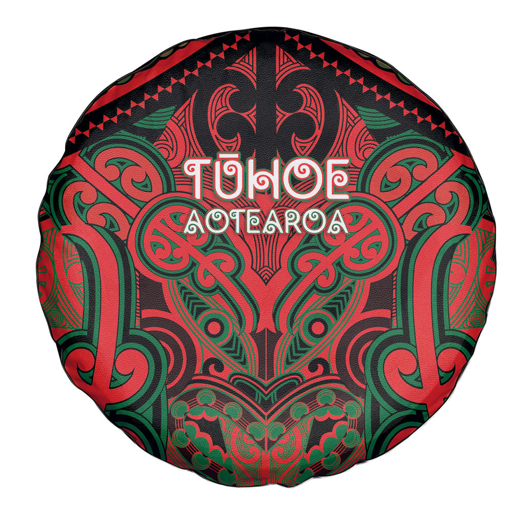 Aotearoa Iwi Tuhoe Spare Tire Cover Maori Kowhaiwhai Pattern LT19 - Polynesian Pride