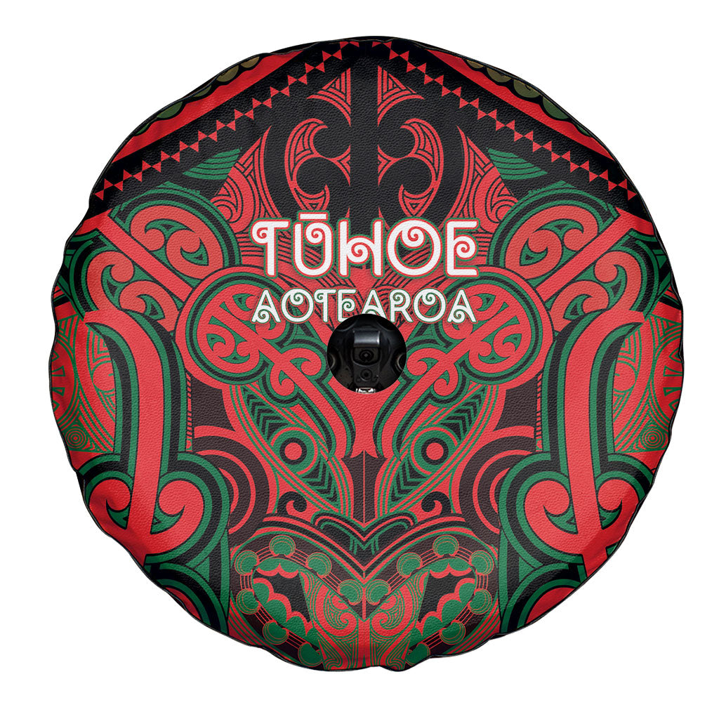 Aotearoa Iwi Tuhoe Spare Tire Cover Maori Kowhaiwhai Pattern LT19 - Polynesian Pride