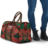 Aotearoa Iwi Tuhoe Travel Bag Maori Kowhaiwhai Pattern LT19 - Polynesian Pride