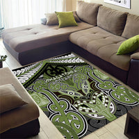 Aotearoa Iwi Whakatohea Area Rug Maori Kowhaiwhai Pattern LT19 - Polynesian Pride