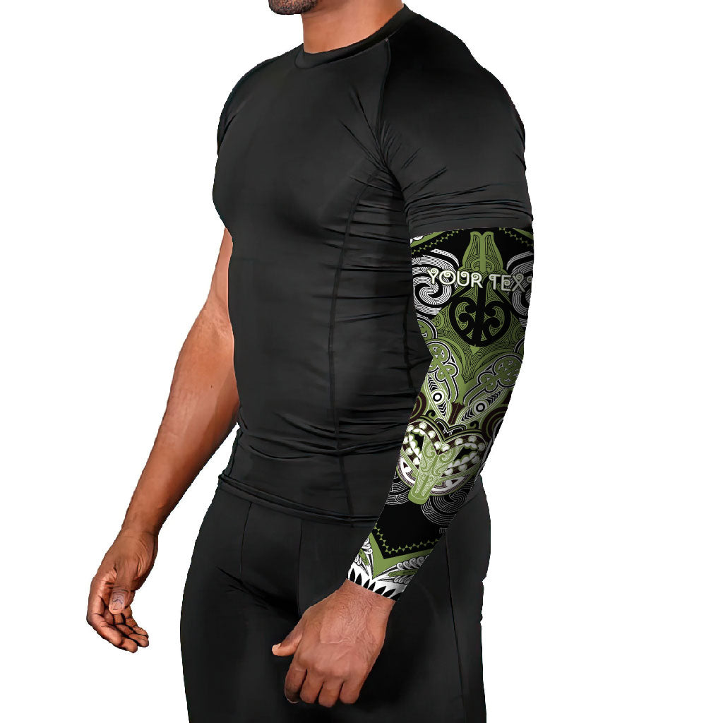 Aotearoa Iwi Whakatohea Personalised Arm Sleeves Maori Kowhaiwhai Pattern LT19 - Polynesian Pride