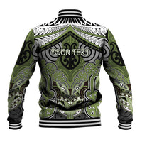 Aotearoa Iwi Whakatohea Personalised Baseball Jacket Maori Kowhaiwhai Pattern LT19 - Polynesian Pride