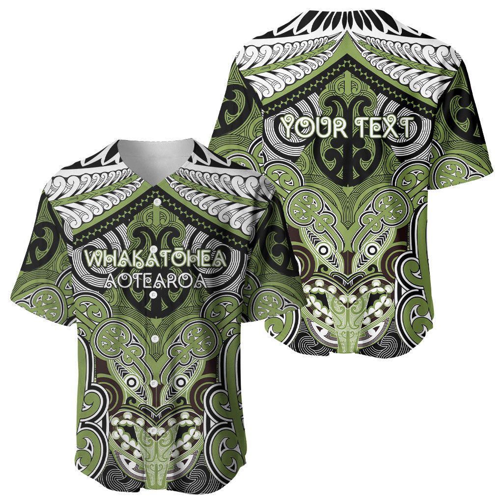 Aotearoa Iwi Whakatohea Personalised Baseball Jersey Maori Kowhaiwhai Pattern LT19 - Polynesian Pride