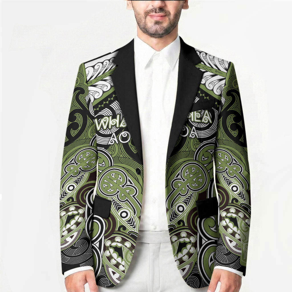 Aotearoa Iwi Whakatohea Personalised Blazer Maori Kowhaiwhai Pattern LT19 - Polynesian Pride
