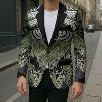 Aotearoa Iwi Whakatohea Personalised Blazer Maori Kowhaiwhai Pattern LT19 - Polynesian Pride