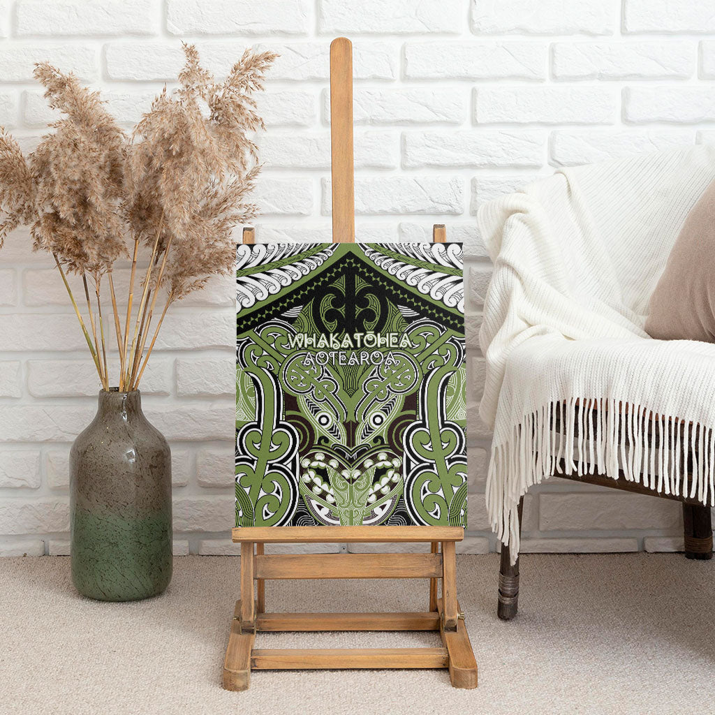 Aotearoa Iwi Whakatohea Canvas Wall Art Maori Kowhaiwhai Pattern LT19 - Polynesian Pride