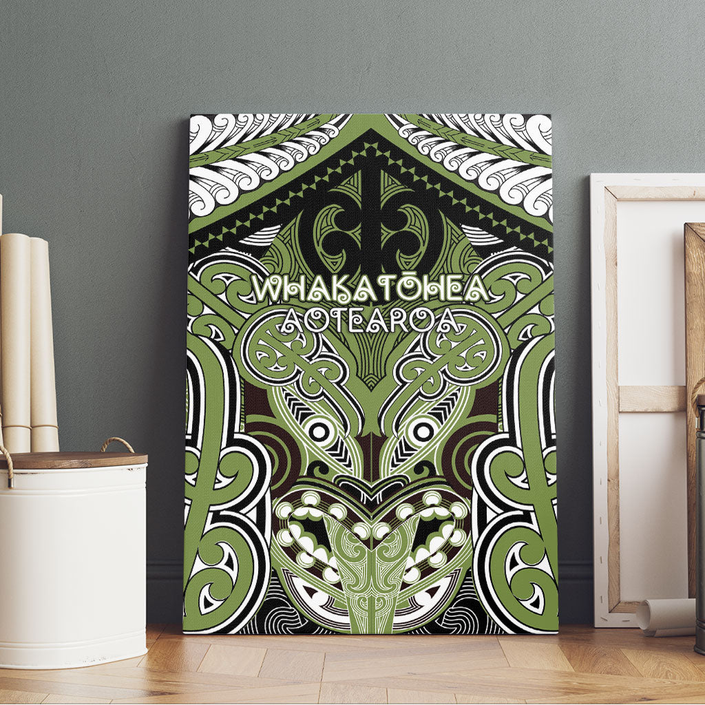 Aotearoa Iwi Whakatohea Canvas Wall Art Maori Kowhaiwhai Pattern LT19 - Polynesian Pride