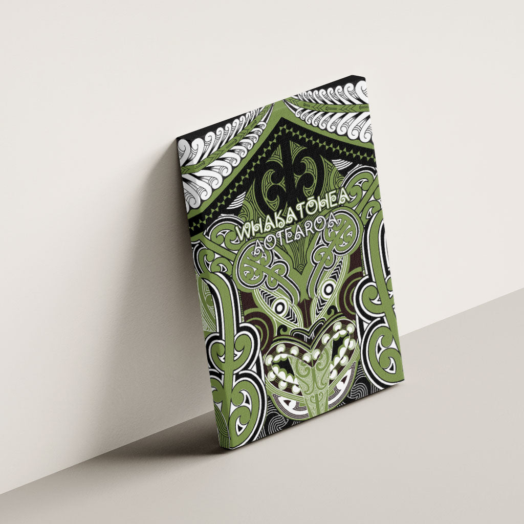 Aotearoa Iwi Whakatohea Canvas Wall Art Maori Kowhaiwhai Pattern LT19 - Polynesian Pride