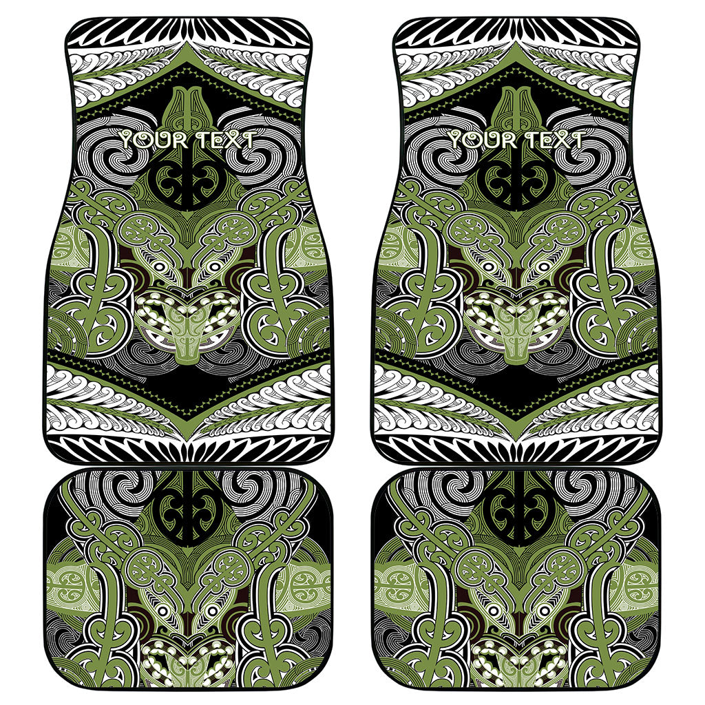 Aotearoa Iwi Whakatohea Personalised Car Mats Maori Kowhaiwhai Pattern LT19 - Polynesian Pride