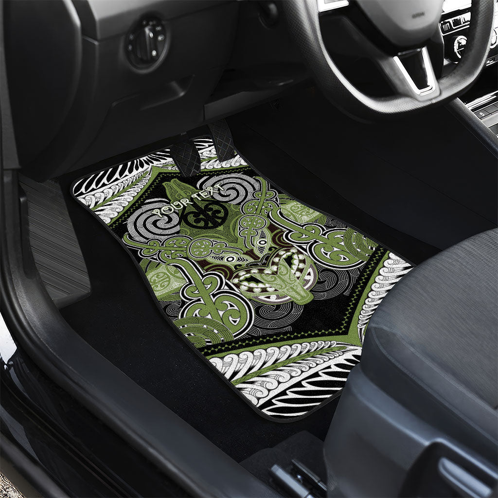 Aotearoa Iwi Whakatohea Personalised Car Mats Maori Kowhaiwhai Pattern LT19 - Polynesian Pride