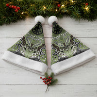 Aotearoa Iwi Whakatohea Personalised Christmas Santa Hat Maori Kowhaiwhai Pattern LT19 - Polynesian Pride