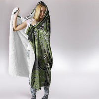 Aotearoa Iwi Whakatohea Hooded Blanket Maori Kowhaiwhai Pattern LT19 - Polynesian Pride