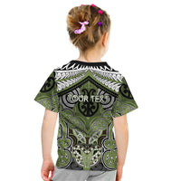 Aotearoa Iwi Whakatohea Personalised Kid T Shirt Maori Kowhaiwhai Pattern LT19 - Polynesian Pride