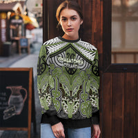 Aotearoa Iwi Whakatohea Personalised Ugly Christmas Sweater Maori Kowhaiwhai Pattern LT19 - Polynesian Pride