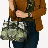 Aotearoa Iwi Whakatohea Leather Bag Maori Kowhaiwhai Pattern LT19 - Polynesian Pride