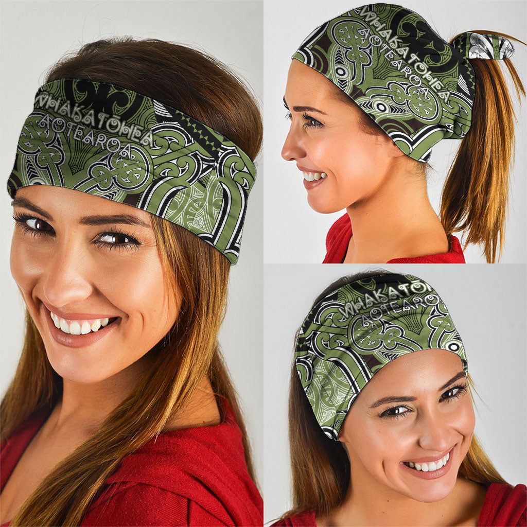 Aotearoa Iwi Whakatohea Neck Gaiter Maori Kowhaiwhai Pattern LT19 - Polynesian Pride