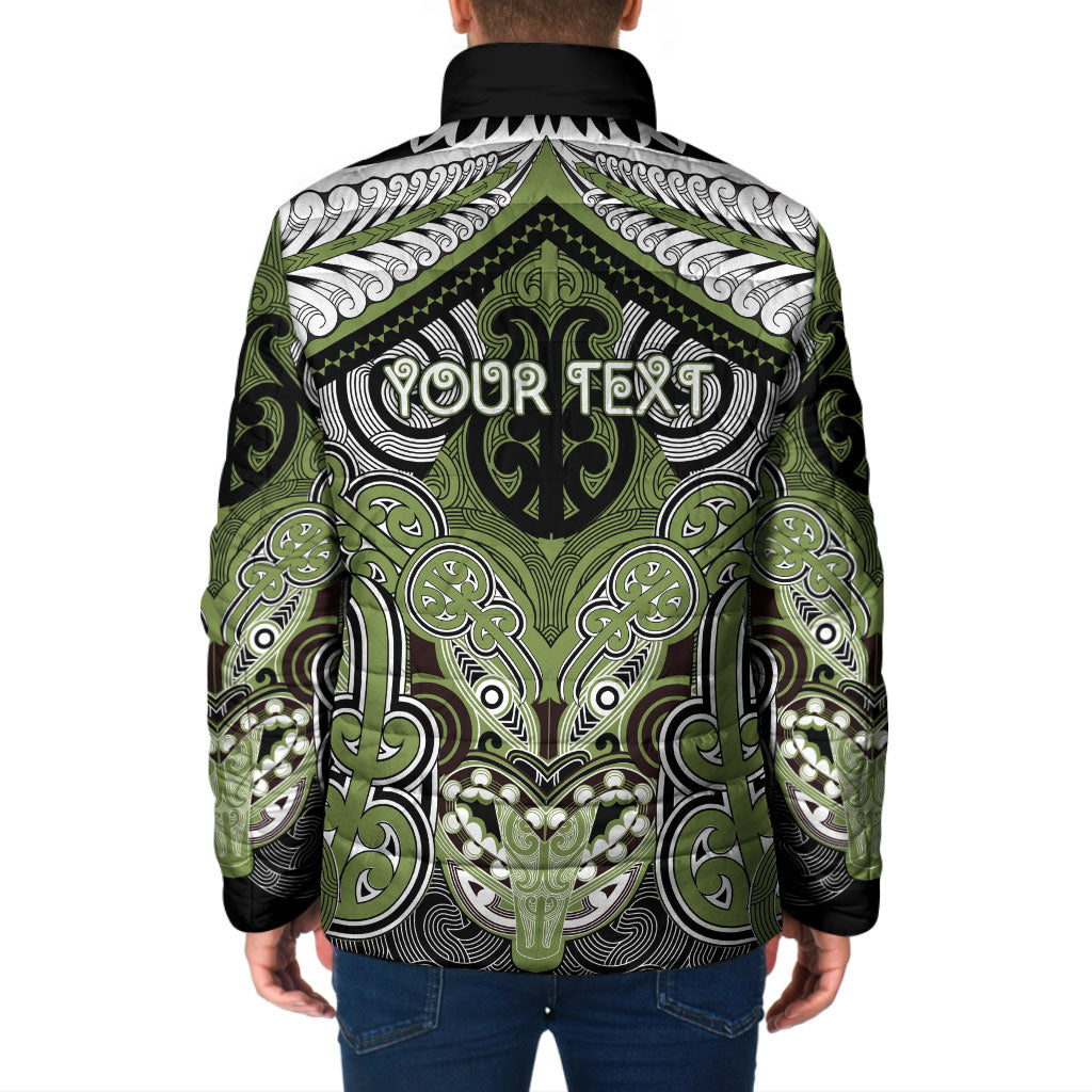 Aotearoa Iwi Whakatohea Personalised Padded Jacket Maori Kowhaiwhai Pattern LT19 - Polynesian Pride