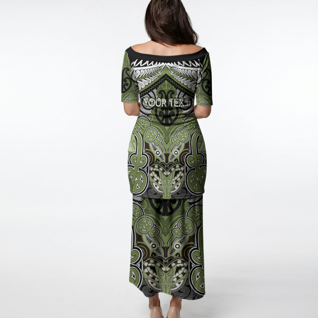 Aotearoa Iwi Whakatohea Personalised Puletasi Maori Kowhaiwhai Pattern LT19 - Polynesian Pride