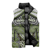 Aotearoa Iwi Whakatohea Personalised Sleeveless Puffer Jacket Maori Kowhaiwhai Pattern LT19 - Polynesian Pride