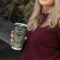 Aotearoa Iwi Whakatohea Personalised Tumbler Cup Maori Kowhaiwhai Pattern LT19 - Polynesian Pride