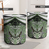 Aotearoa Iwi Ngati Awa Laundry Basket Maori Kowhaiwhai Pattern LT19 - Polynesian Pride