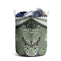 Aotearoa Iwi Ngati Awa Laundry Basket Maori Kowhaiwhai Pattern LT19 - Polynesian Pride