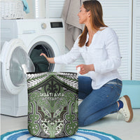 Aotearoa Iwi Ngati Awa Laundry Basket Maori Kowhaiwhai Pattern LT19 - Polynesian Pride