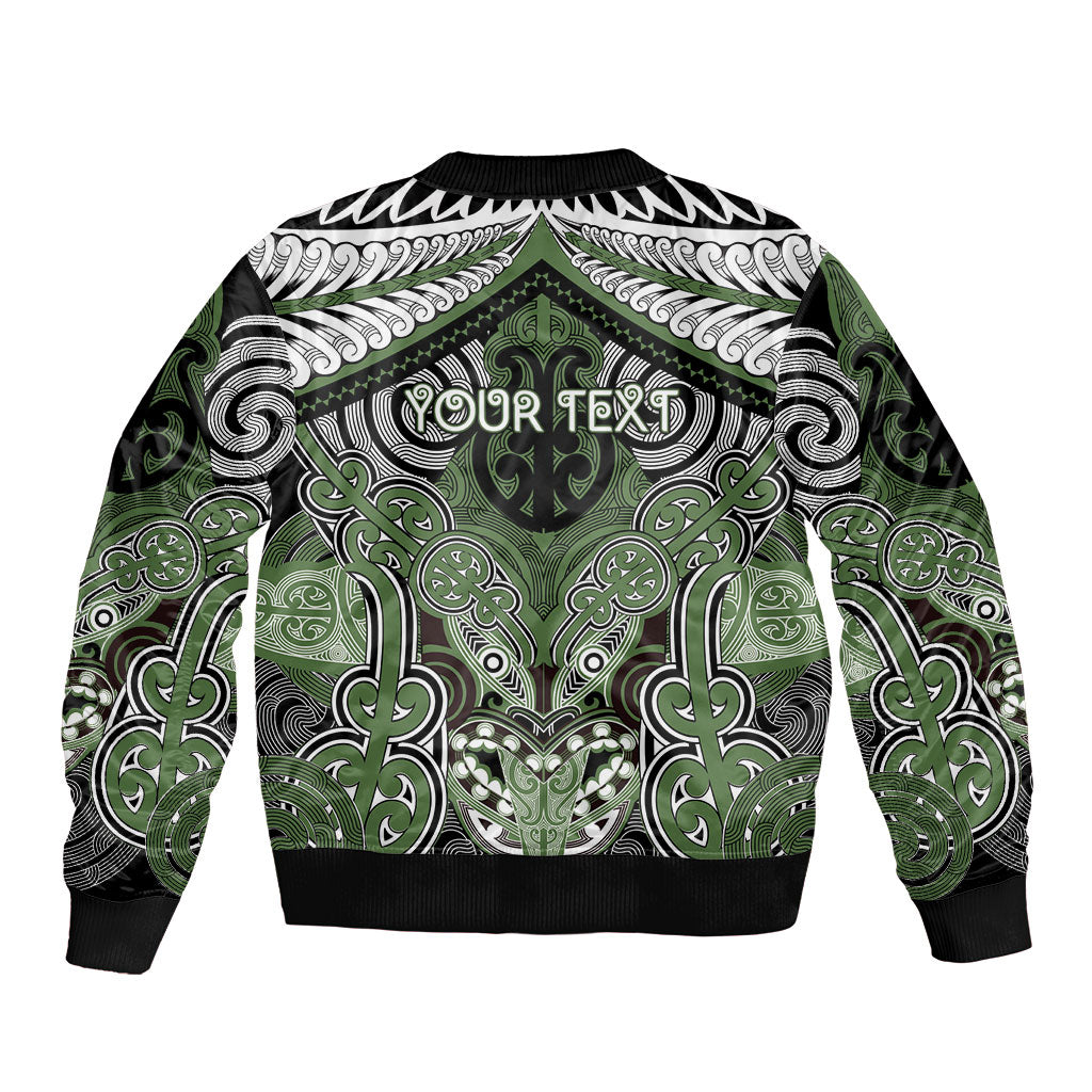 Aotearoa Iwi Ngati Awa Personalised Bomber Jacket Maori Kowhaiwhai Pattern LT19 - Polynesian Pride