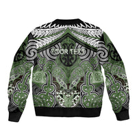 Aotearoa Iwi Ngati Awa Personalised Bomber Jacket Maori Kowhaiwhai Pattern LT19 - Polynesian Pride