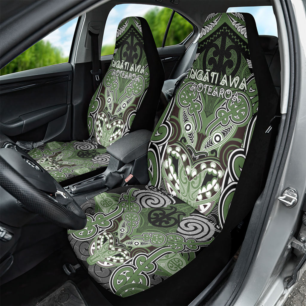 Aotearoa Iwi Ngati Awa Car Seat Cover Maori Kowhaiwhai Pattern LT19 - Polynesian Pride