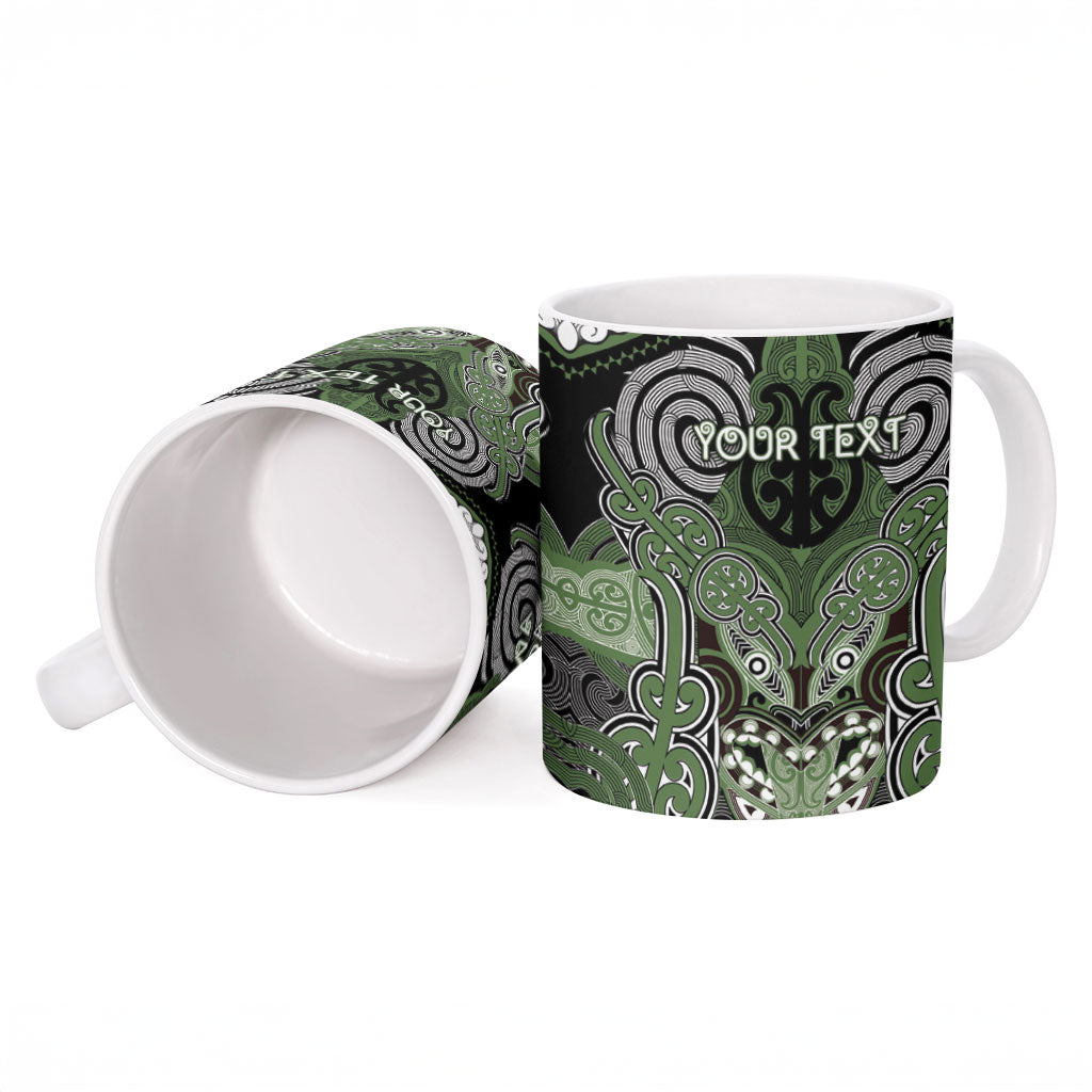 Aotearoa Iwi Ngati Awa Personalised Ceramic Mug Maori Kowhaiwhai Pattern LT19 - Polynesian Pride