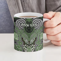 Aotearoa Iwi Ngati Awa Personalised Ceramic Mug Maori Kowhaiwhai Pattern LT19 - Polynesian Pride