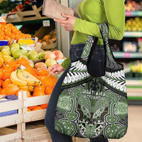 Aotearoa Iwi Ngati Awa Grocery Bag Maori Kowhaiwhai Pattern LT19 - Polynesian Pride