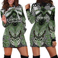 Aotearoa Iwi Ngati Awa Personalised Hoodie Dress Maori Kowhaiwhai Pattern LT19 - Polynesian Pride