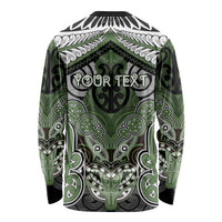Aotearoa Iwi Ngati Awa Personalised Long Sleeve Shirt Maori Kowhaiwhai Pattern LT19 - Polynesian Pride