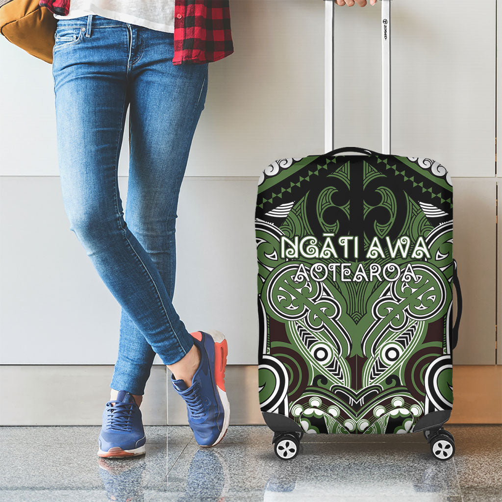 Aotearoa Iwi Ngati Awa Luggage Cover Maori Kowhaiwhai Pattern LT19 - Polynesian Pride