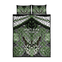 Aotearoa Iwi Ngati Awa Quilt Bed Set Maori Kowhaiwhai Pattern LT19 - Polynesian Pride