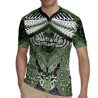 Aotearoa Iwi Ngati Awa Personalised Rugby Jersey Maori Kowhaiwhai Pattern LT19 - Polynesian Pride