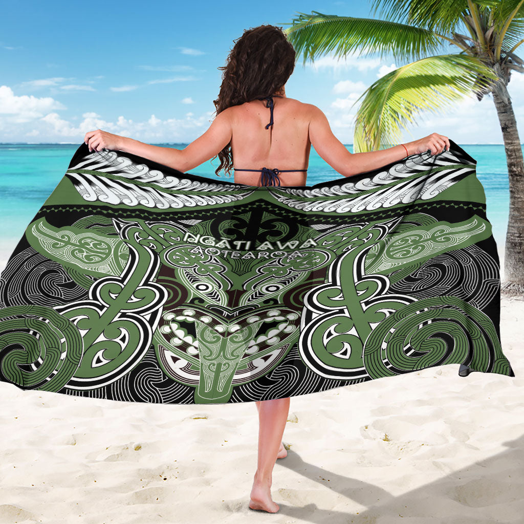 Aotearoa Iwi Ngati Awa Sarong Maori Kowhaiwhai Pattern LT19 - Polynesian Pride
