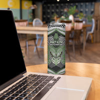 Aotearoa Iwi Ngati Awa Personalised Skinny Tumbler Maori Kowhaiwhai Pattern LT19 - Polynesian Pride