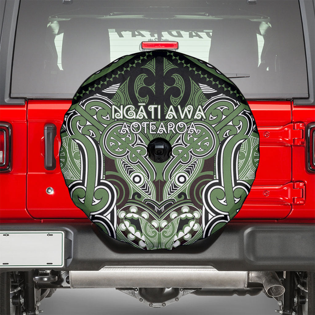 Aotearoa Iwi Ngati Awa Spare Tire Cover Maori Kowhaiwhai Pattern LT19 - Polynesian Pride