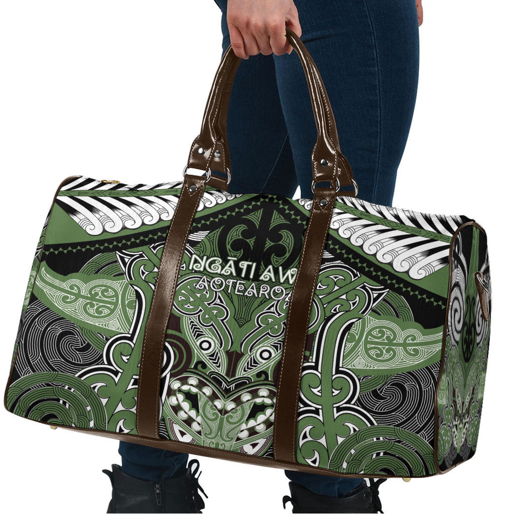 Aotearoa Iwi Ngati Awa Travel Bag Maori Kowhaiwhai Pattern LT19 - Polynesian Pride